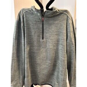 Avalanche Men’s XL Green Quarter Zip Pullover Fleece NWOT Soft Warm Polyester
